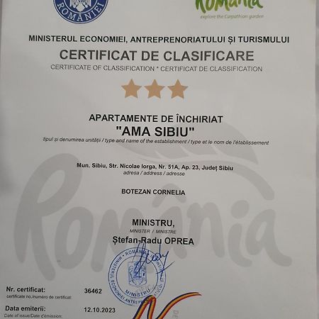 Apartament Ama Сибиу Экстерьер фото